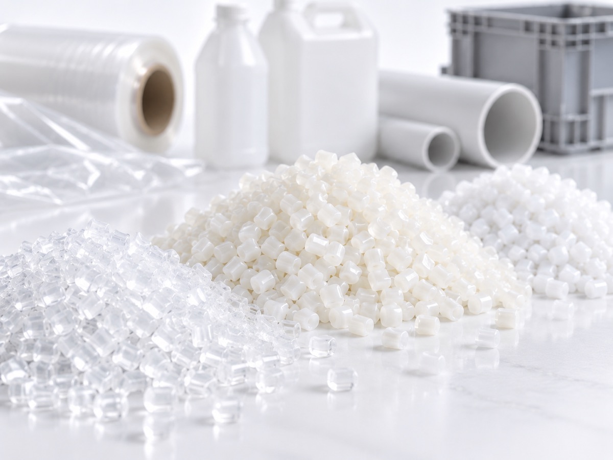 PE polyethylene granules; stretch film, bottle, jerry can, pipe and crate applications